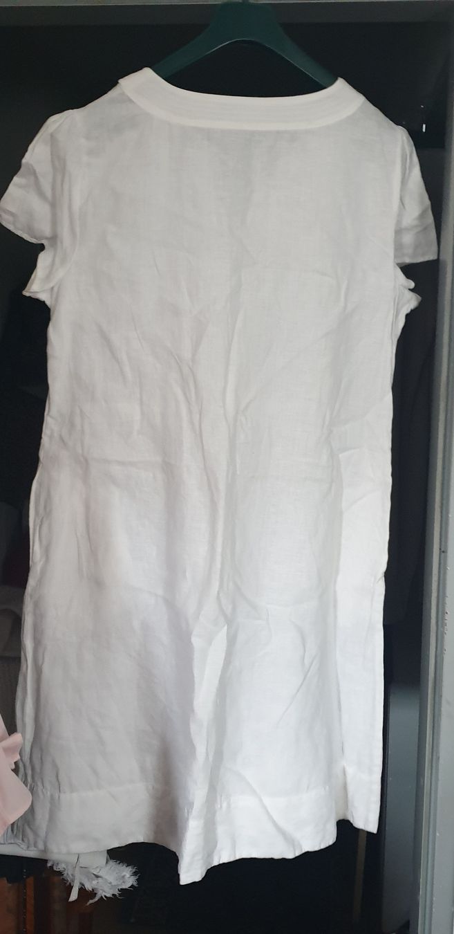 Vestiti: Madisson schönes Leinenkleid in weiss Gr. 46 – Nuovo (secondo la descrizione) da Frenkendorf venduto da Moon111 1