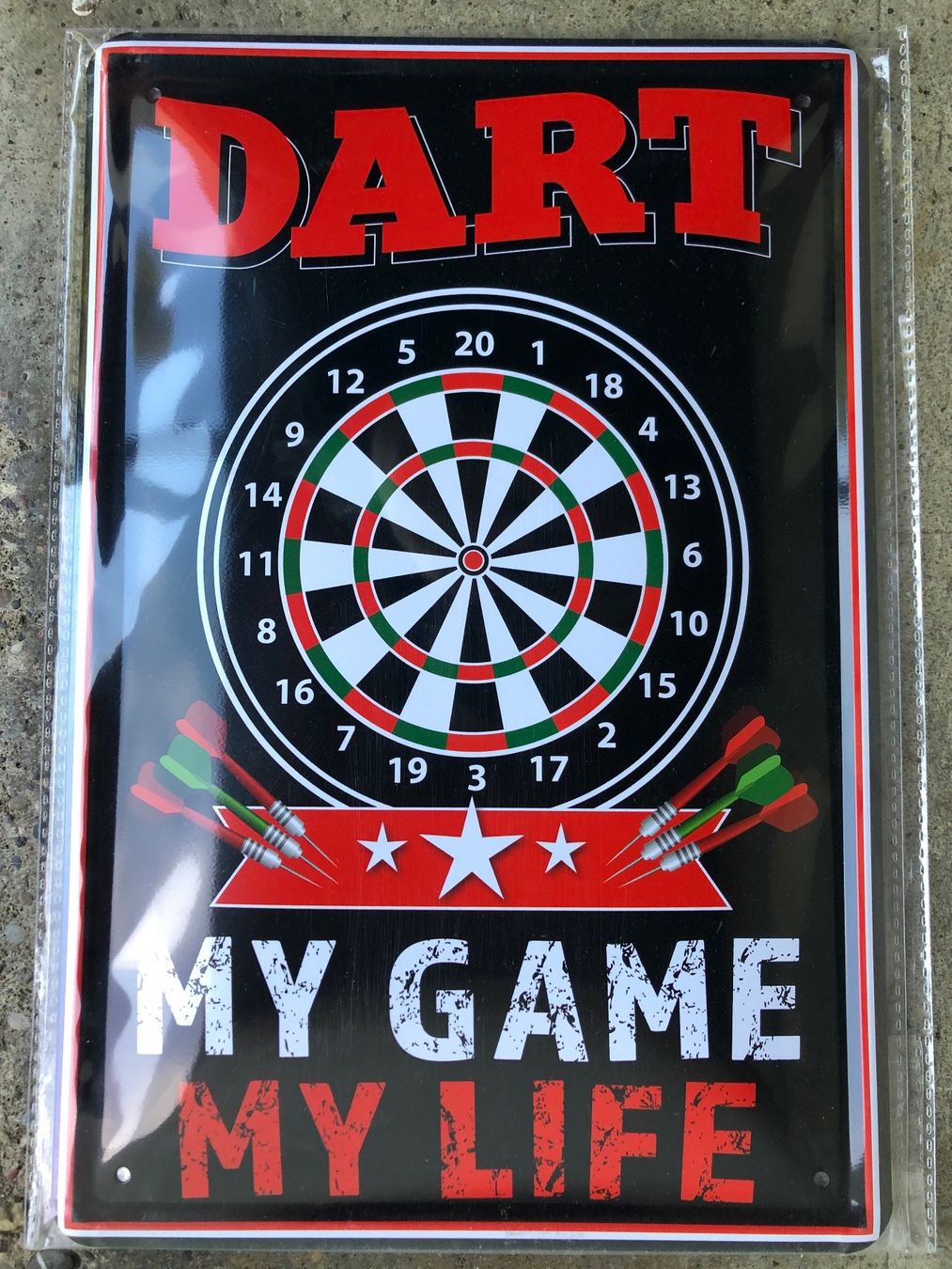 Insegne: Dart spiel pfeil life game – Nuovo e nell'imballaggio originale da Reinach AG venduto da rares75