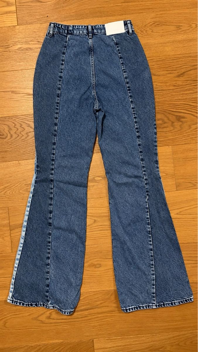 Jeans: Neon & Nylon Jeans Hose Patchwork Look Grösse 28/32 – Usato da Hittnau venduto da emi_hrf6 2