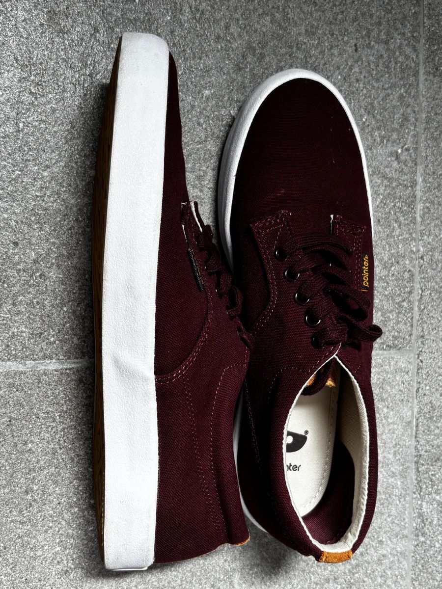 Scarpe da uomo: Pointer Turnschuhe Weinrot Gr. 41 wie neu Sommer Freizeitsch – Usato da Zürich venduto da talys 2