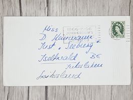 CL14 Enveloppe + Timbre Angleterre 1966