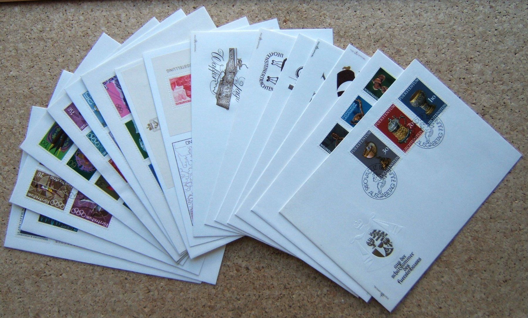 Alle Briefmarken: LIECHTENSTEIN LOT – Gebraucht aus Brunnen von Nonne04 4