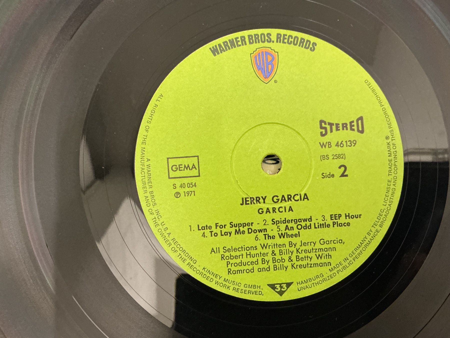 Dischi in vinile: Jerry Garcia LP (VG+) – Usato da Winterthur venduto da Tumko_7_Vinyl 1