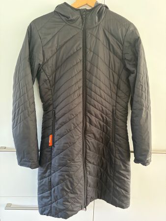 ICEBREAKER Merino Damen Parka schwarz mit Kapuze W's S