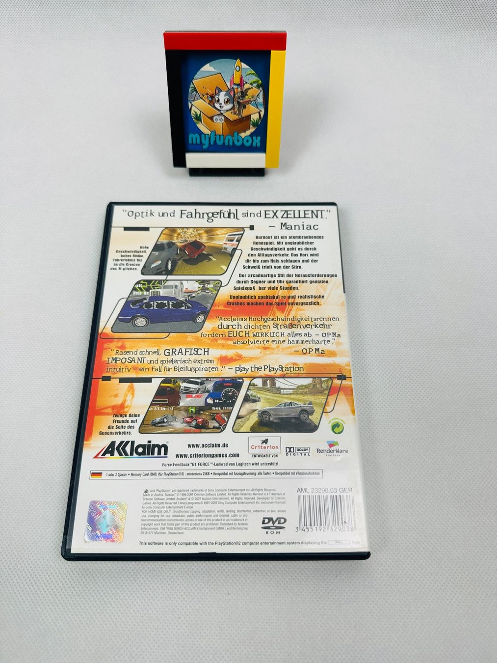 Giochi: Playstation 2 PS2 Burnout CIB Multilingual – Usato da Kappel SO venduto da MyFunBox 1