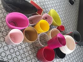 Blumen Töpfe ab 3.- Fr.-ingesamt  20 stk.