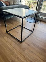 Petite table en marbre / meuble d'appoint 