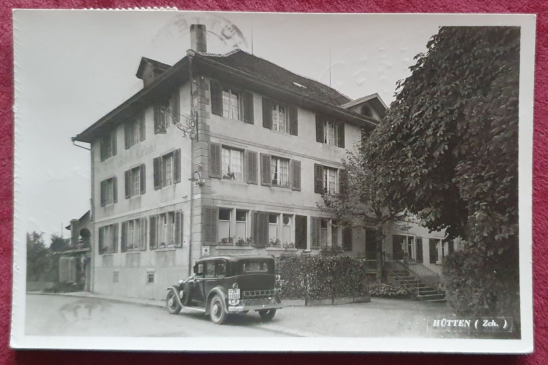 Cartoline postali: Hütten ZH 1939 - Hotel Krone,  Oldtimer – Usato da Kreuzlingen venduto da Rschweiz1