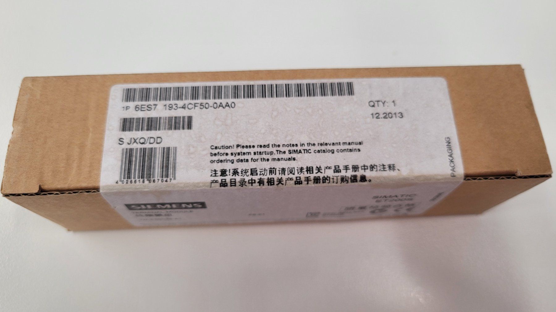 Siemens Composants électroniques: Siemens ET200S - 6ES7193-4CF50-0AA0 – Neuf avec emballage d'origine à Möhlin par Kaiser_Engineering 3