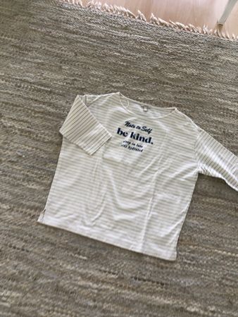 Esprit Shirt, gestreift, Aufdruck - Grösse S- neu!!!