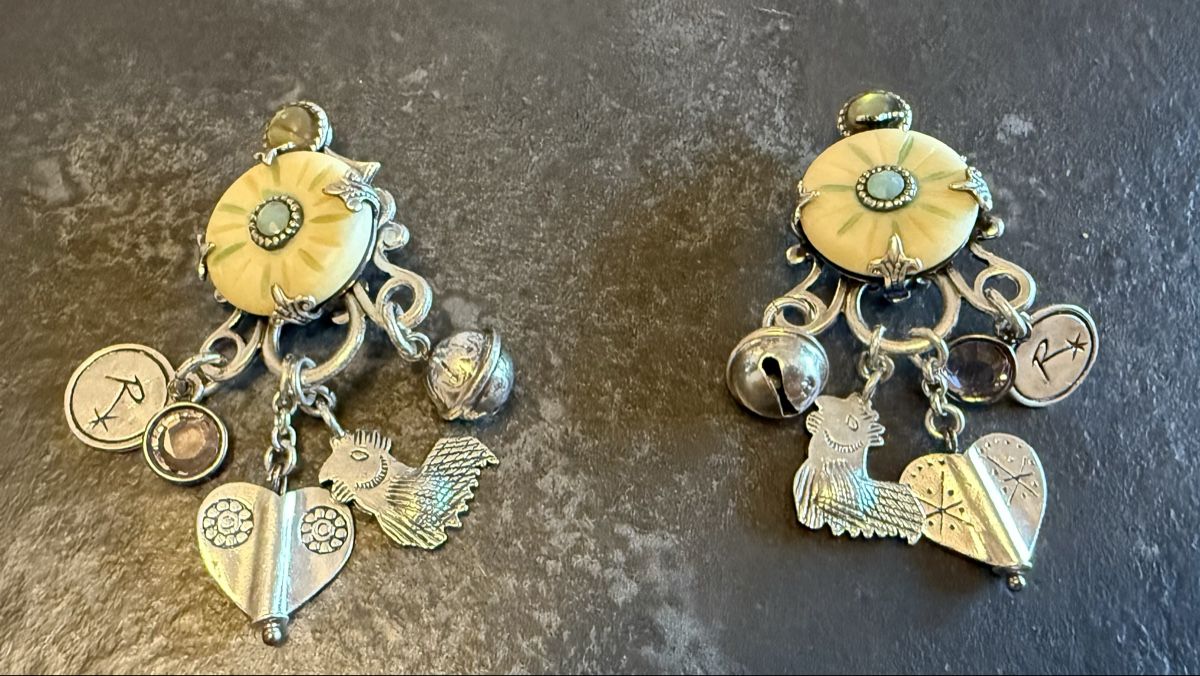 Orecchini pendenti & Orecchini a lobo: Paire de boucles d'oreilles Reminiscence  clip. – Usato da Nyon venduto da stylevintage79 4
