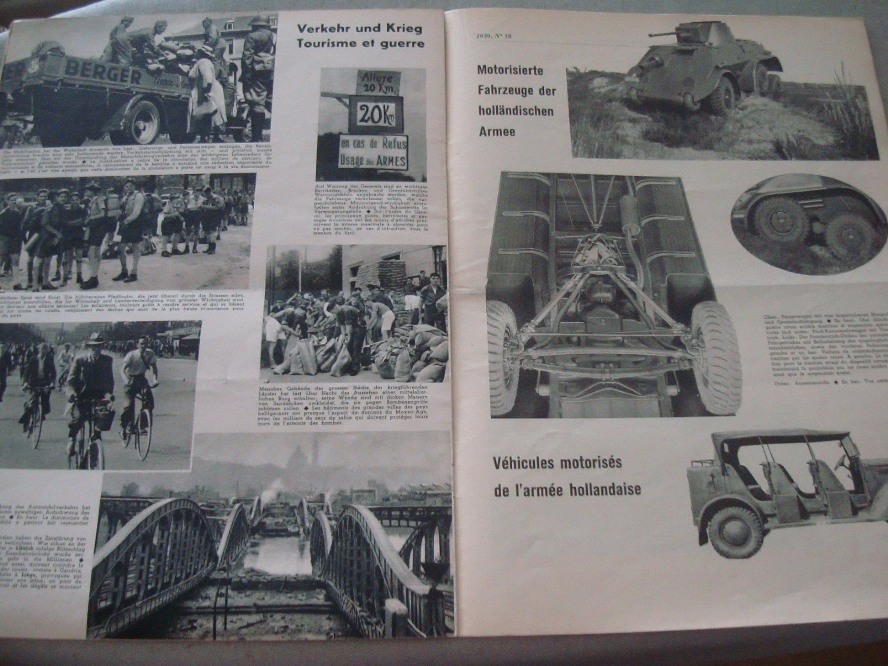 Revues & Magazines: Zeitung - Auto - ACS - 1939 - Heft Nr. 18 – D'occasion à Neuenegg par flohcante 4