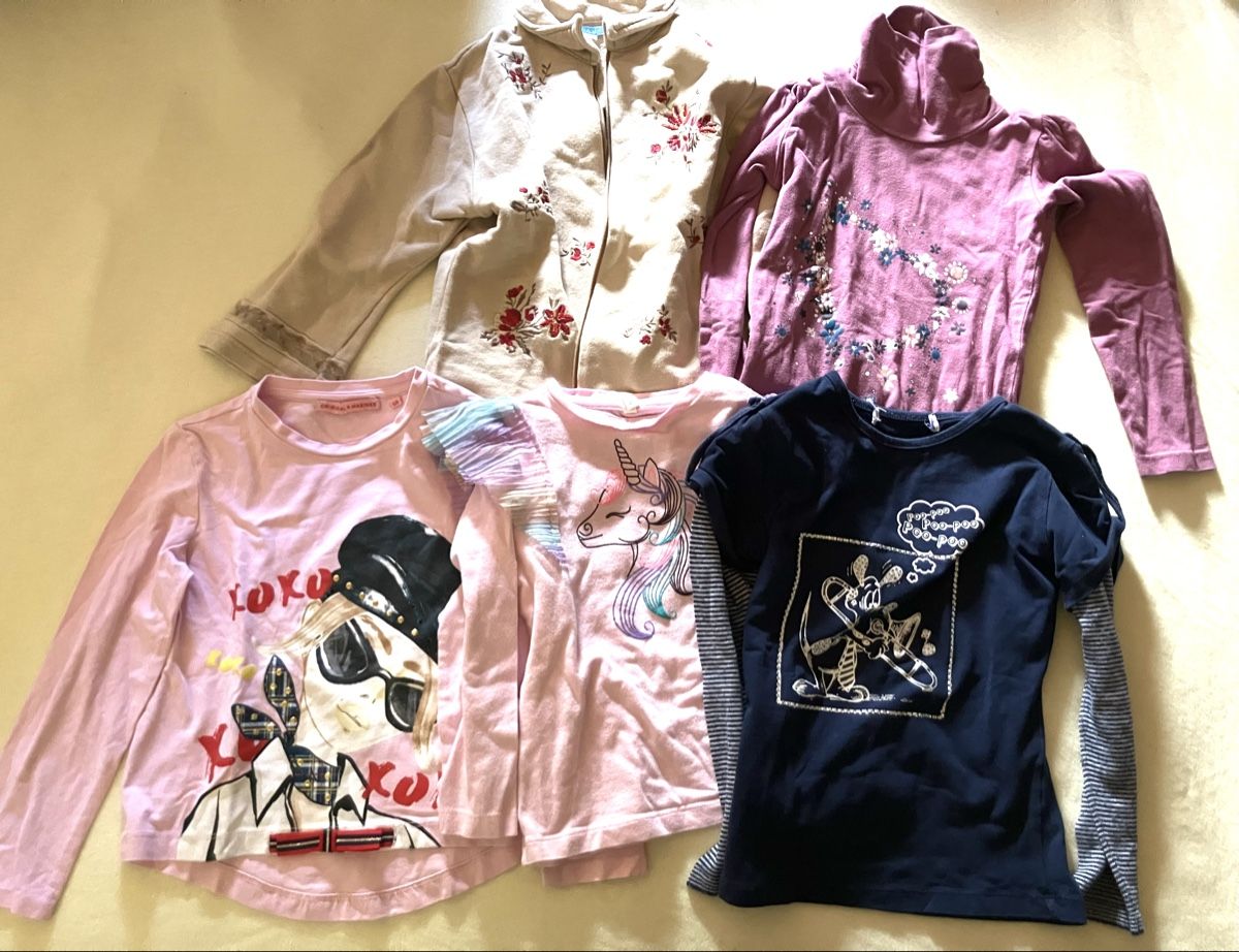 Lotti & Set di vestiti: set maglie manica lunga 5-6 anni – Usato da Sigirino venduto da san_rcn7