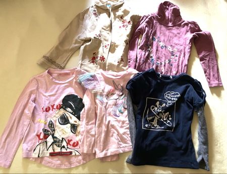 set maglie manica lunga 5-6 anni