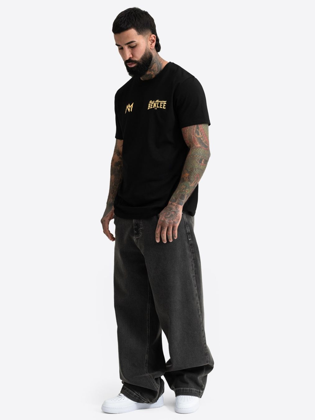 T-shirt: BENLEE 190878 Peekskill T-Shirt - Schwarz XL – Nuovo e nell'imballaggio originale da Düdingen venduto da BluePalm 3