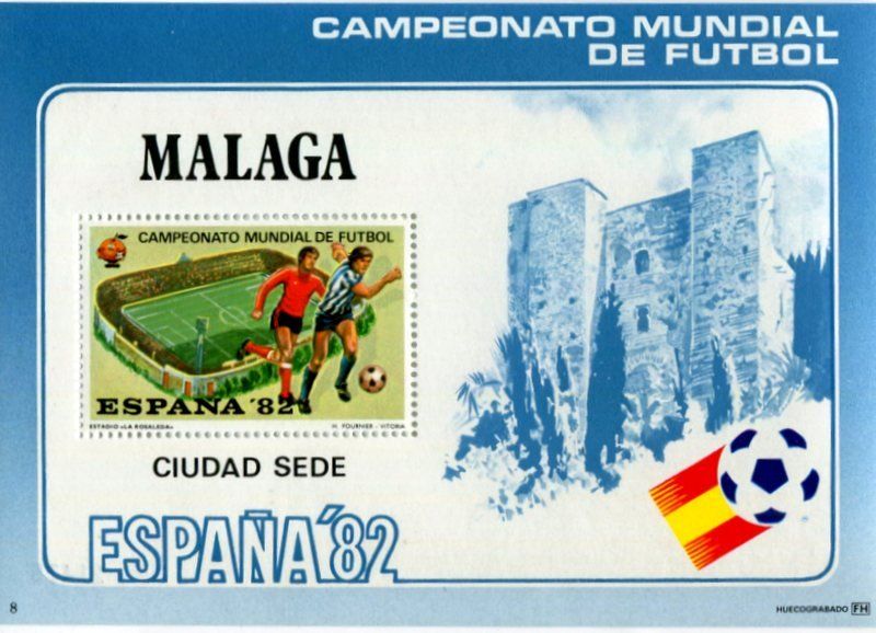 Alle Briefmarken: Block "Fussball". Spanien. – Neu und originalverpackt aus Basel von Butsch5