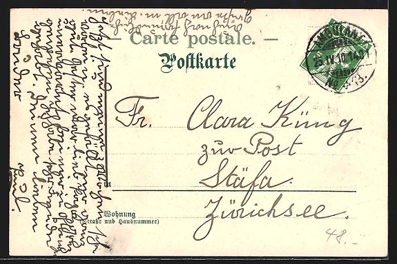 Cartoline postali: Aarburg, Ortspanorama mit Brücke und Fe – Usato da Berlin venduto da bartko-reher 1