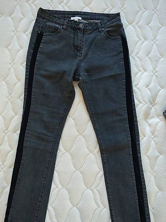 Jeans noirs Oroblù avec bandes en velours  Taille M