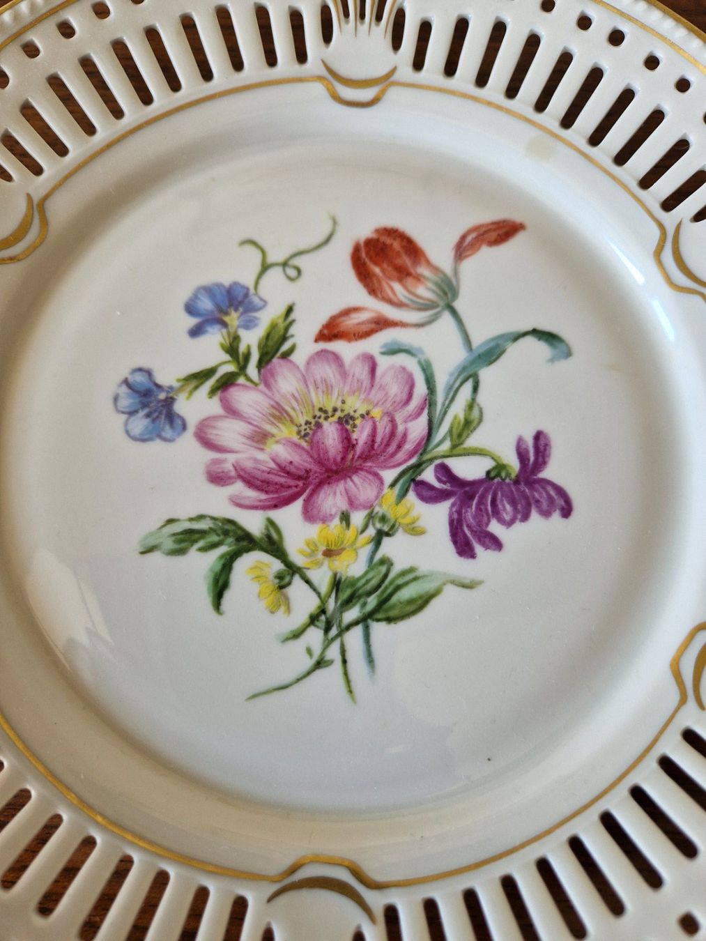 Piatti: Teller mit Blumenmuster, 2 Stück – Nuovo (secondo la descrizione) da Bern venduto da Antikbatik 3