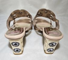 High Heels Sandalen 39 (40) Kristall - Spendenaktion