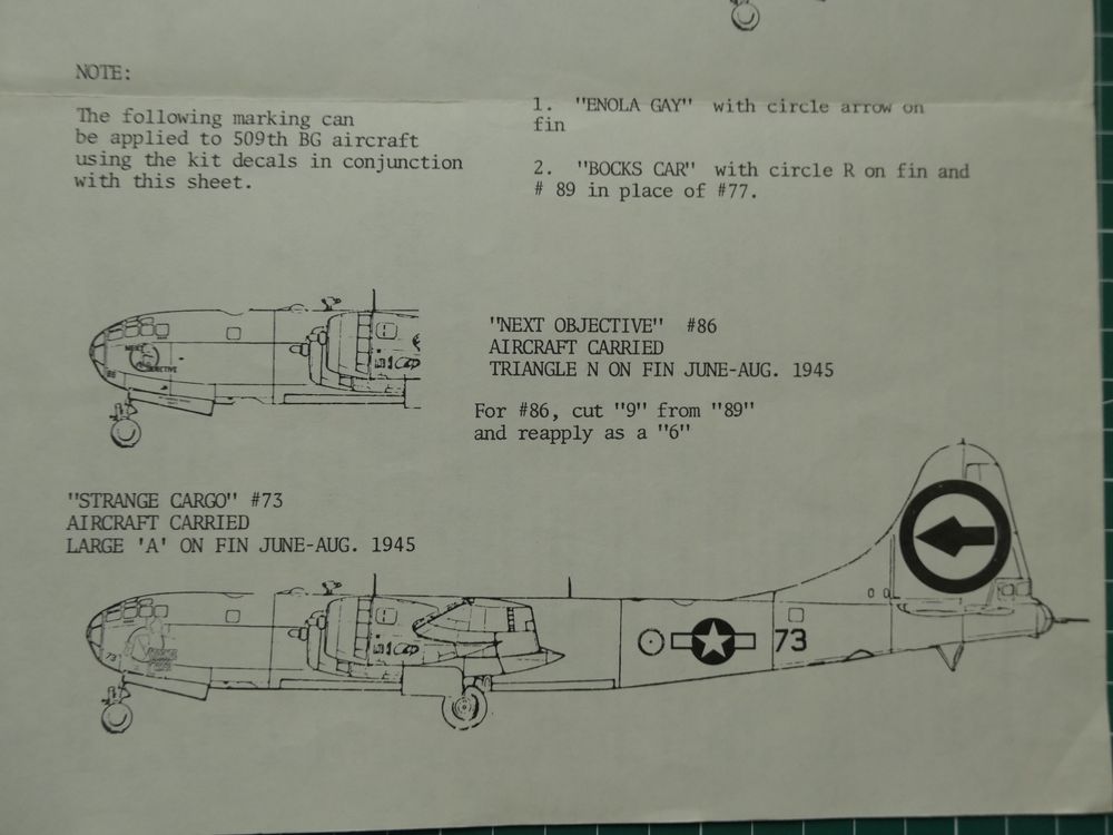 Metallic Details MDM4807 1/48 B-29 Parti Esterno P.E. E 3D – Autoadesive – Kit Modellismo
