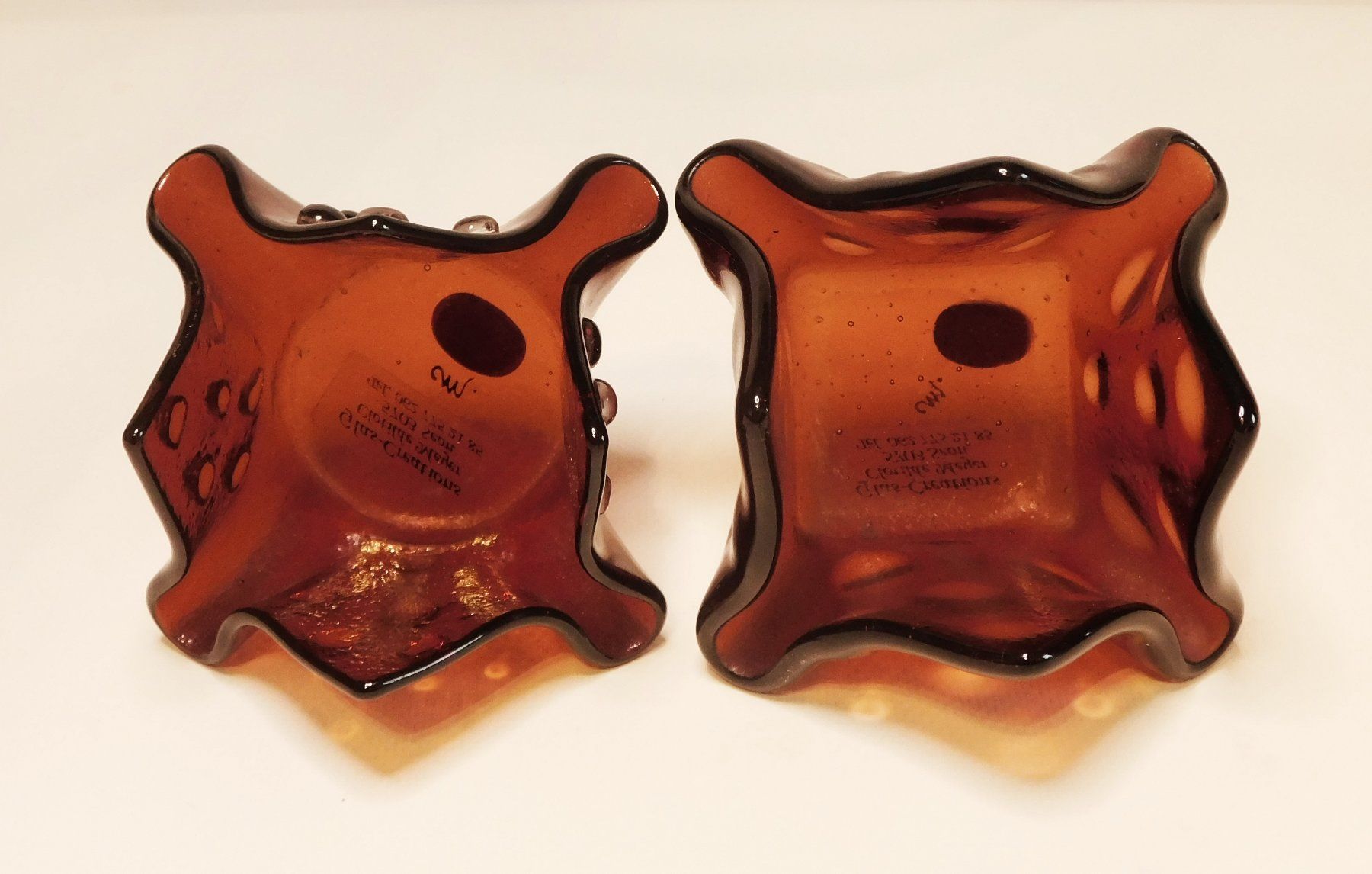 Portacandele: Künstler: Clotilde Meyer Bernstein-Kunstglas – Usato da Emmenbrücke venduto da Ulisse-22 3