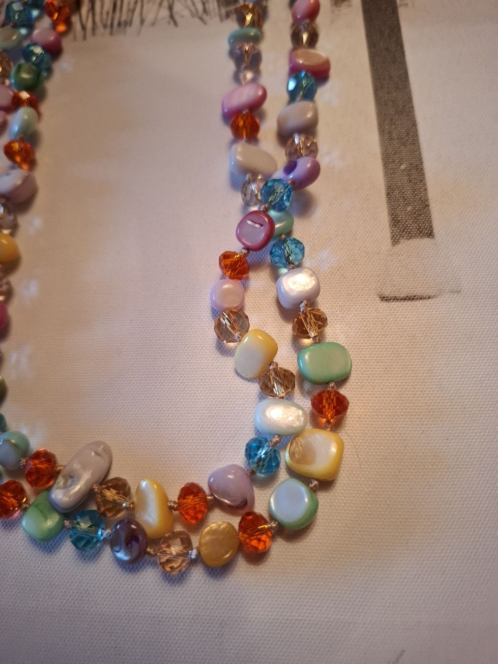 Catenine: HALSKETTE MUSCHELPERLEN – Nuovo (secondo la descrizione) da Gretzenbach venduto da schibaya 2