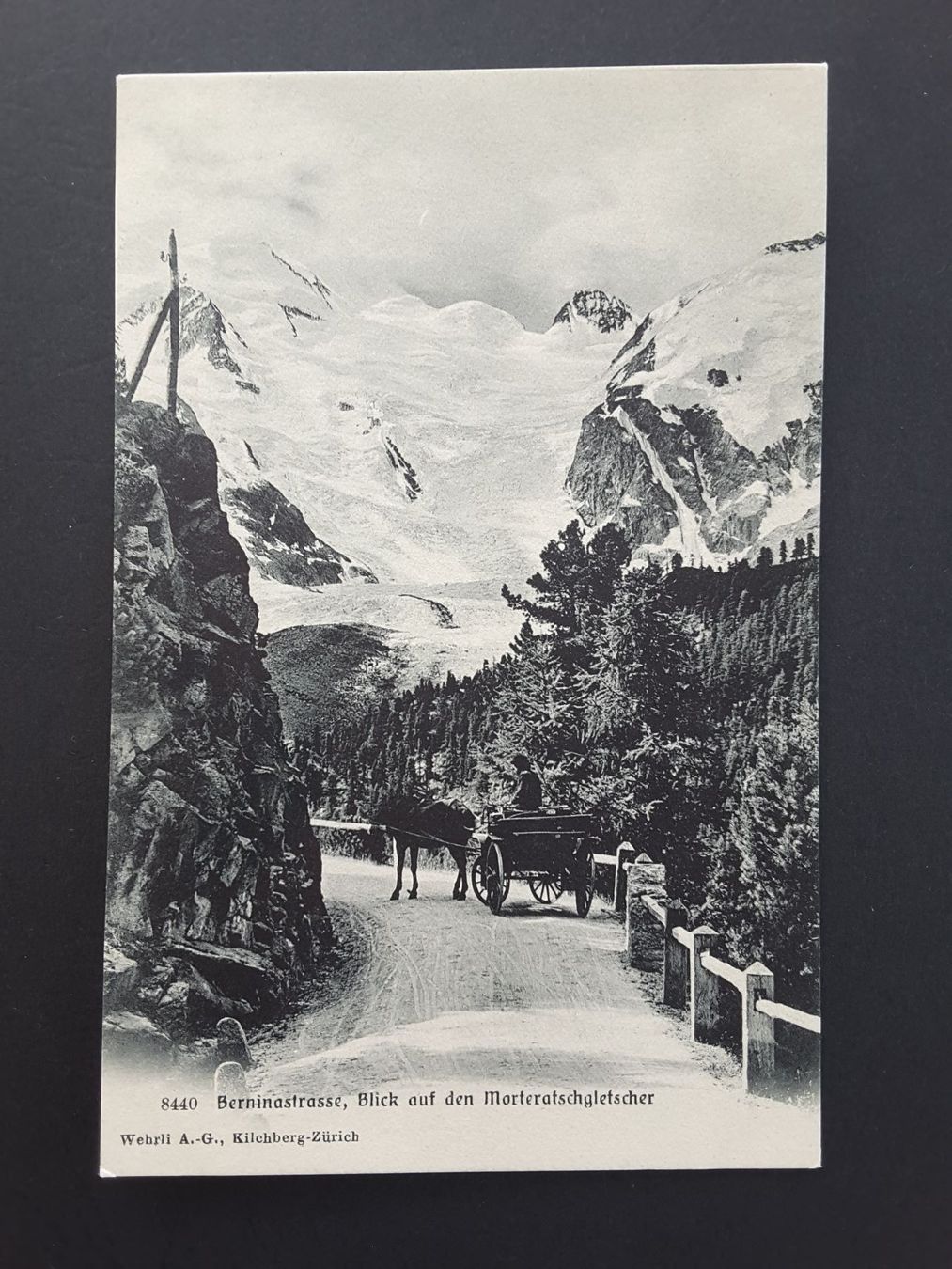 Cartoline postali: AK GR Berninastrasse , Morteratschgl. – Usato da Reichenburg venduto da Pipo-67