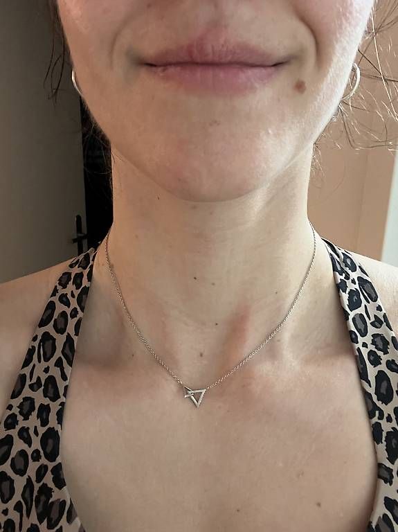 Catenine: Filigrane Halskette, echtes Silber mit Steinen von Alogo – Usato da Zürich venduto da cel_cw9k 1