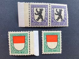 Pro Juventute 1924 - unkomplette Serie ** (ZNr 29, 30)