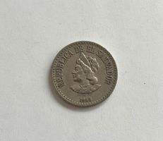1 Colon 1985 El Salvador 🇸🇻 tolle alte Münze Südamerika