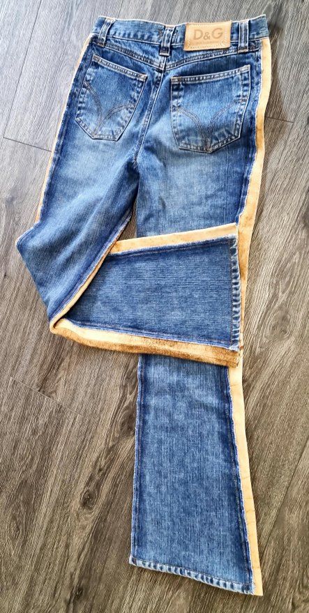Dolce & Gabbana Jeans: Dolce Gabbana Jeans mit eingesetztem Leder – Usato da Uetliburg SG venduto da mafrey63 1
