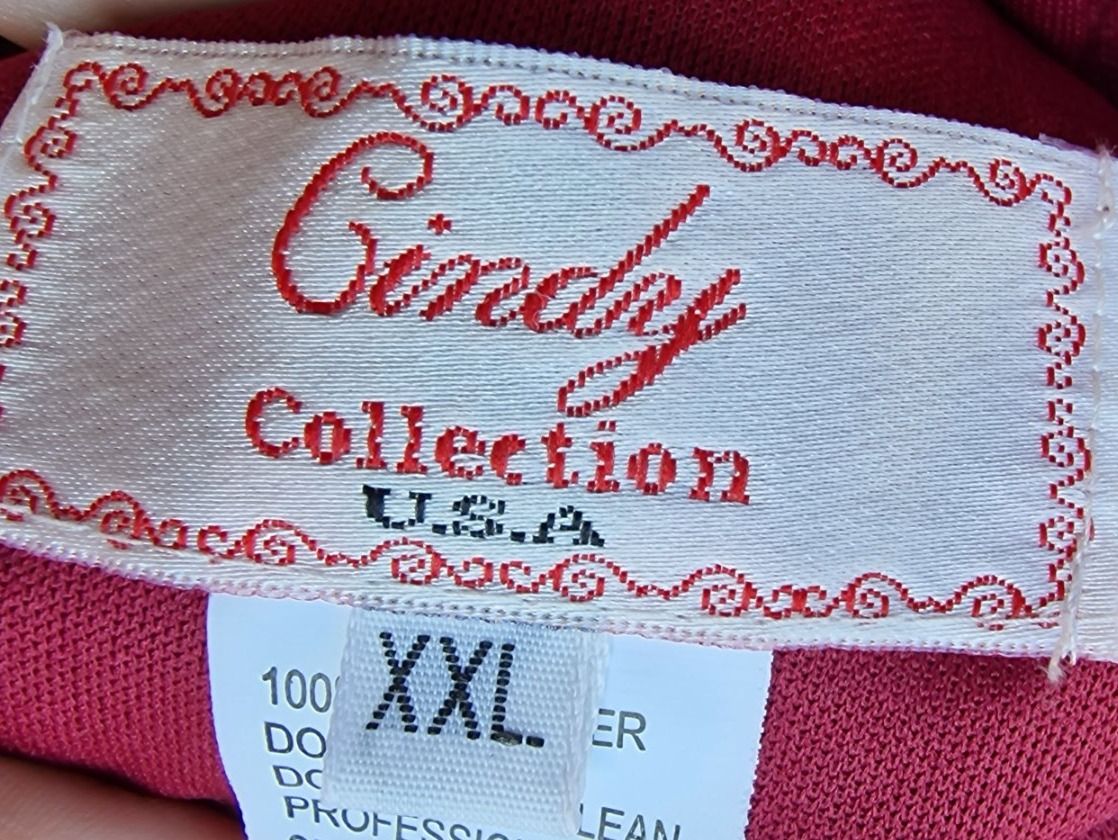 Kleider: Abendkleid Bordeaux Rot mit Gold Strass Grösse 48 – Neu (gemäss Beschreibung) aus Schaffhausen von AtelierPudesco 2