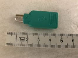 Praktischer Adapter: PS/2 (Mini-DIN) auf USB Stecker! Ka1