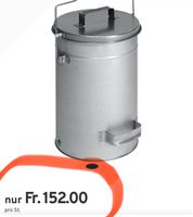 Sicherheitsbehälter mit Deckel, verzinkt statt 152.00