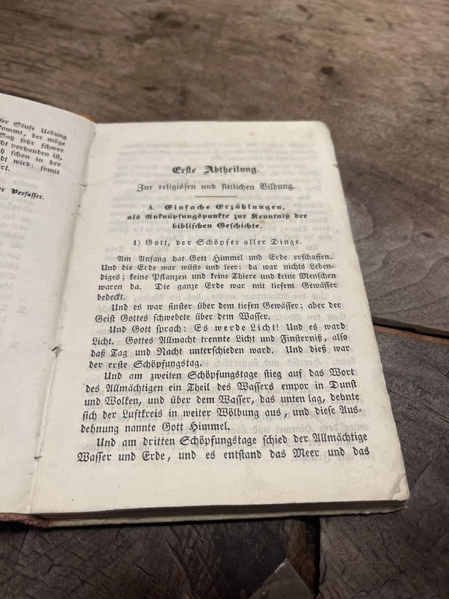 Libri: Antikes Schulbuch "Schulbächlein" von 1856 – Usato da Zuoz venduto da Grr1974 3