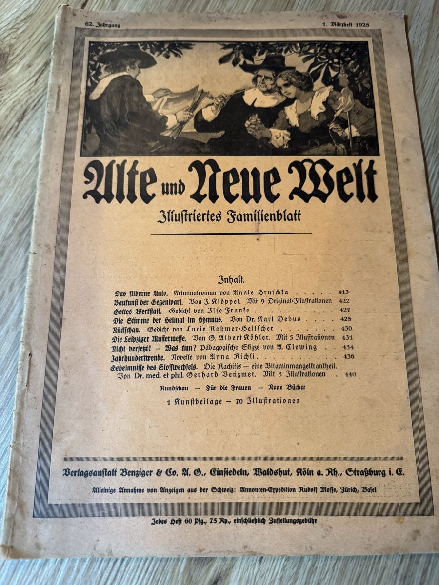 Riviste & Magazine: Antike Zeitschriften – Usato da Walliswil b.Wangen venduto da CharlotteGarde 7