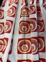 Duschvorhang rot/pink/orange gebraucht