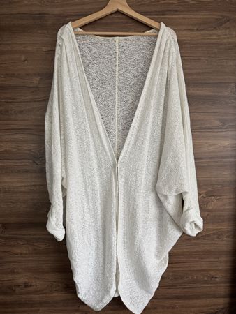 Cardigan (weiss, L/XL)
