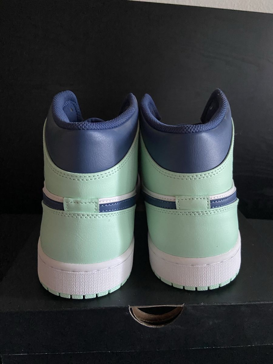 Jordan Scarpe da uomo: Air Jordan 1 Mid Mystic Navy/Mint – Nuovo (secondo la descrizione) da Balsthal venduto da Sven.sch 2