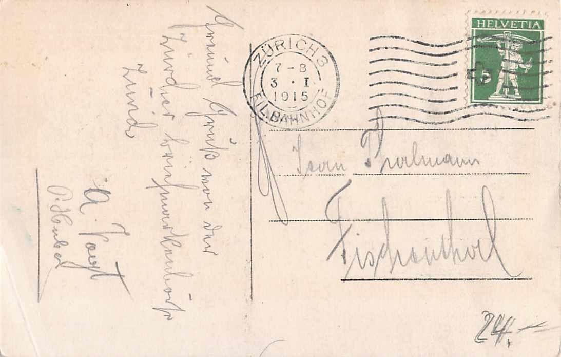 Cartoline postali: Gruss aus WINTERTHUR 1915 – Usato da Winterthur venduto da SchatzchischtliWinti 1