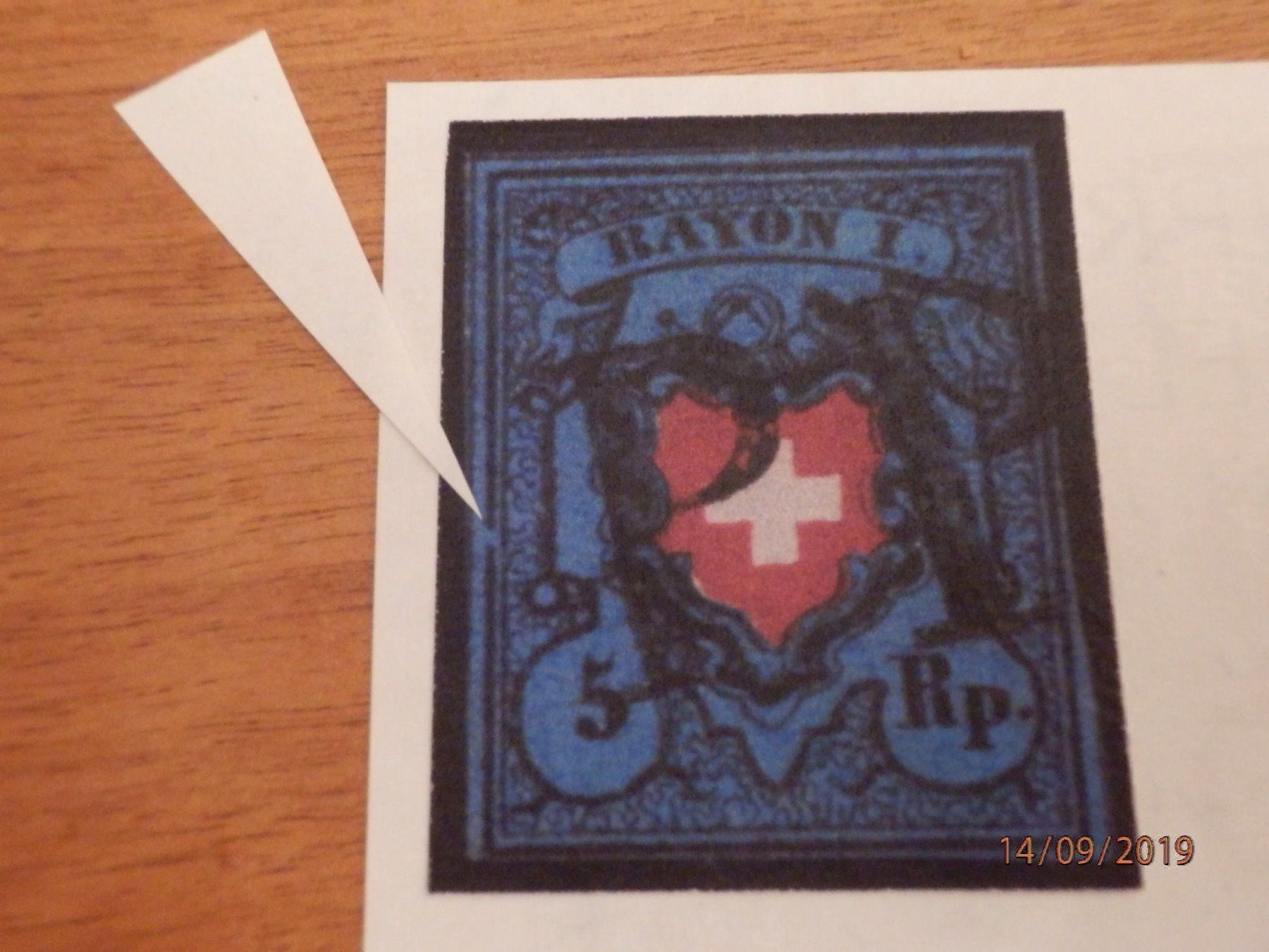 Alle Briefmarken: ZNr.15II.2.09b, Rayon I,  Abart, Type 26, Befund: M. Eichele – Gebraucht aus Ueberstorf von dinbau 6