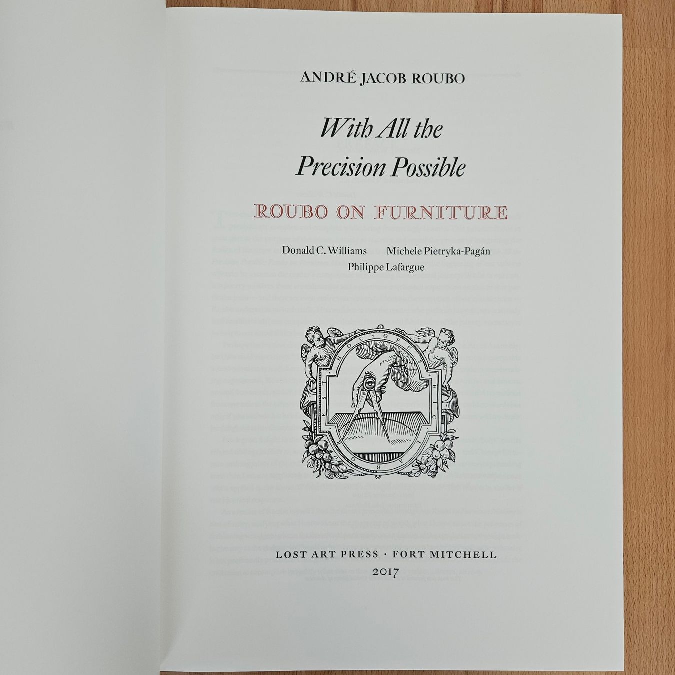 Livres: Buch: With all the precision possible, André Jacob Roubo – D'occasion à Rafz par Buchwerkstatt