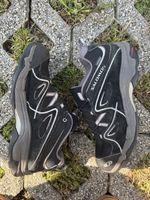 Salomon Wanderschuhe Outdoor Schuhe Schwarz Grau