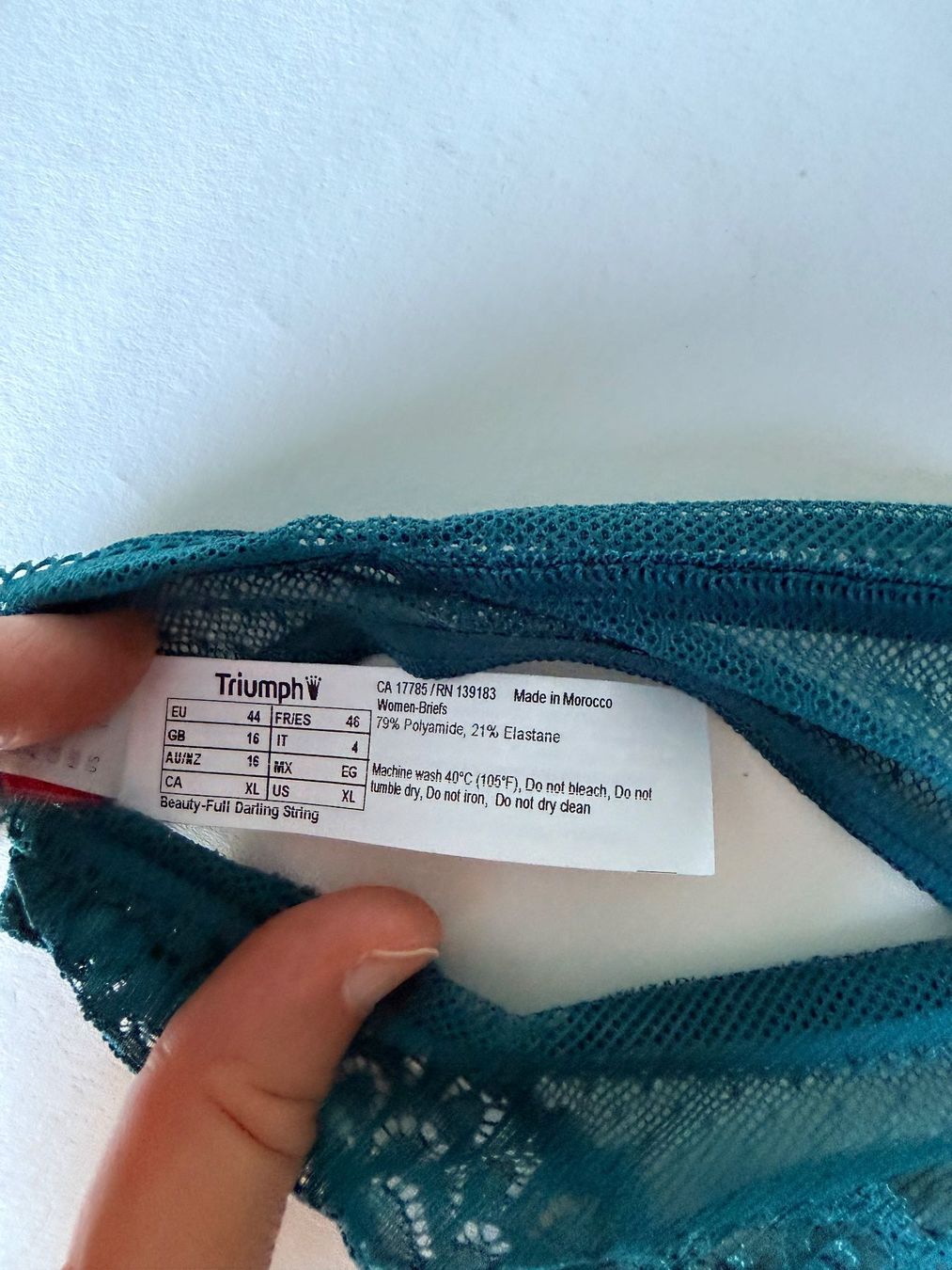 Triumph Altra biancheria intima: TRIUMPH, String BEAUTY-FULL Darling, Grösse 44, Dunkelgrün – Nuovo e nell'imballaggio originale da Rudolfstetten venduto da gst_g7xl 1