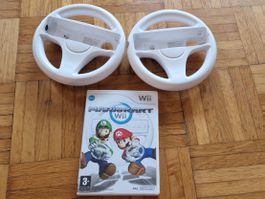 Mario Kart Nintendo Wii mit 2 Lenkräder
