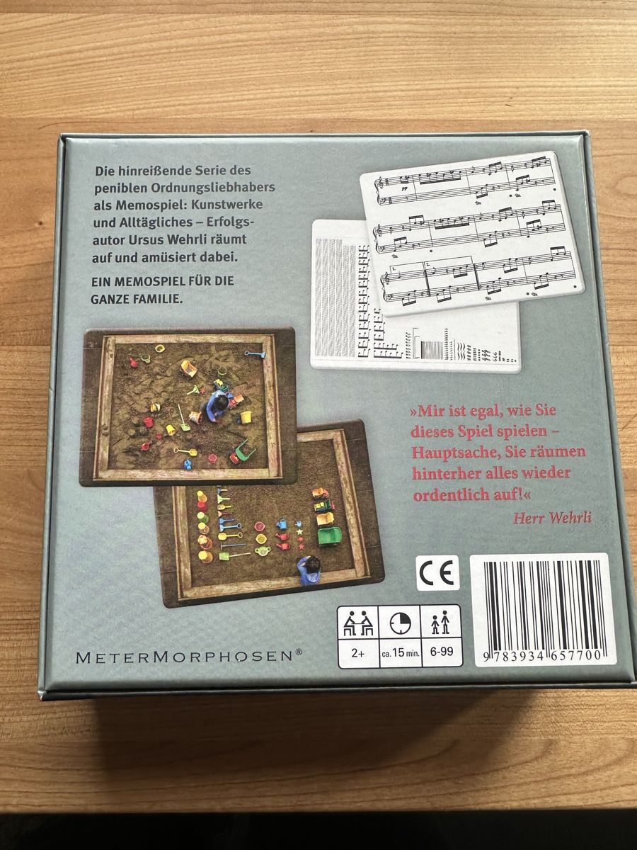 Giochi: Memospiel die Kunst aufzuräumen – Nuovo e nell'imballaggio originale da Zürich venduto da renba1 1