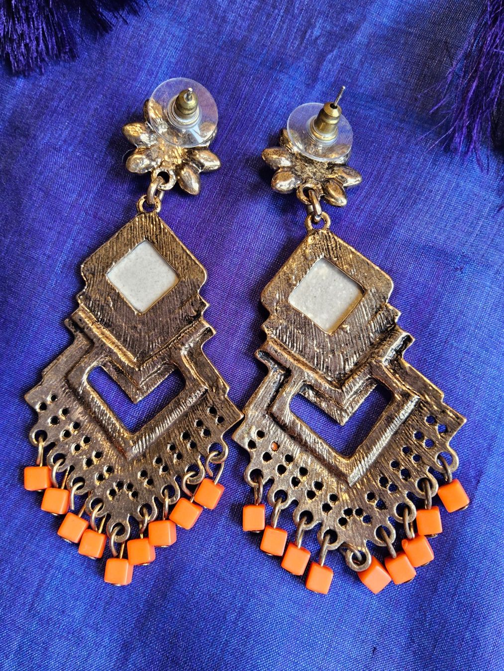 Orecchini pendenti & Orecchini a lobo: Vintage Boho Ohrhänger, schick und bunt – Usato da Zürich venduto da SciTec 3