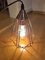 Retro Tischlampe Kupfer - Deko Highlight