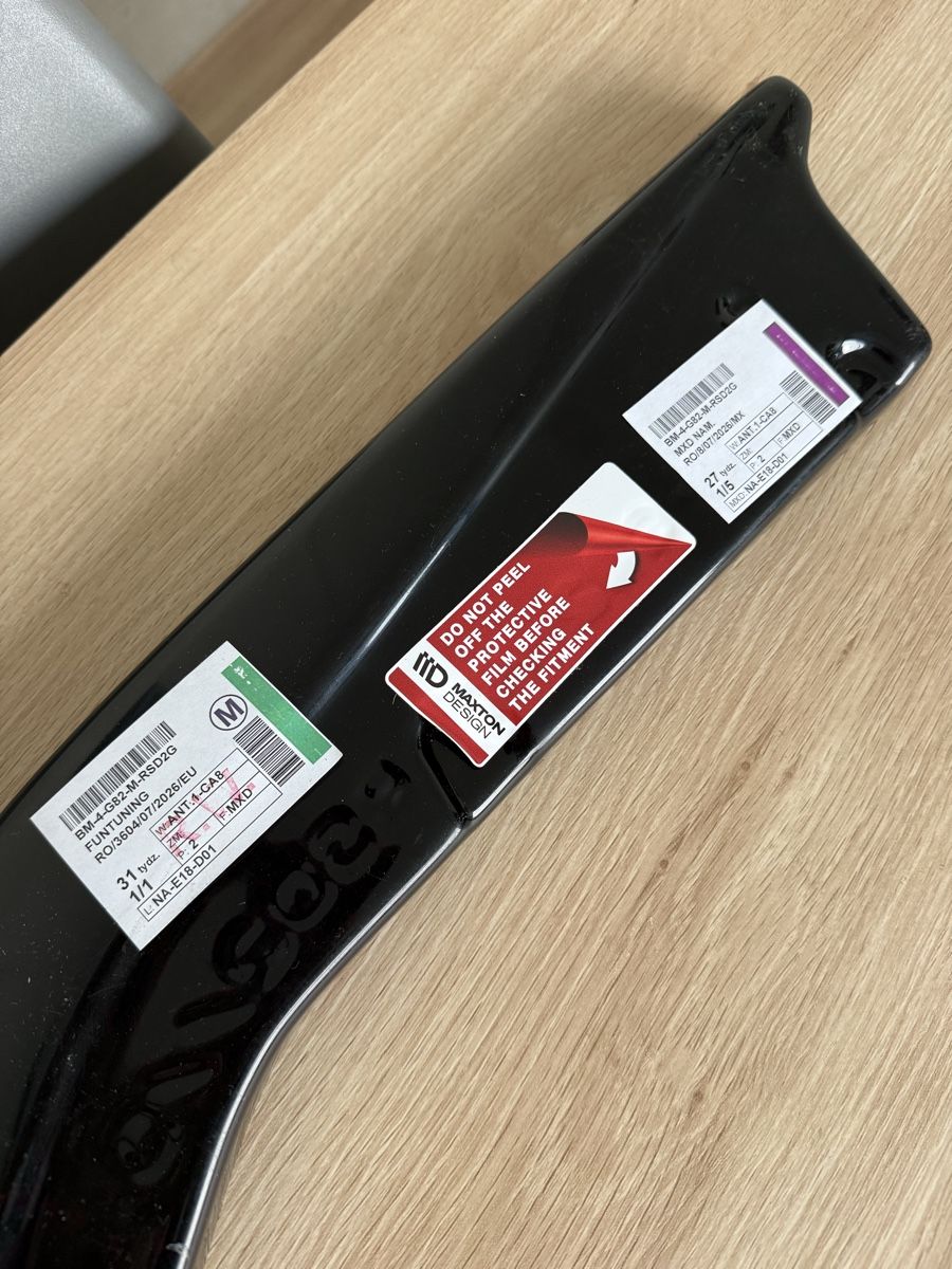 BMW Accessori per altri veicoli: Maxton Heckflaps BMW M4 G82 – Nuovo e nell'imballaggio originale da Chur venduto da SilvaSky 2